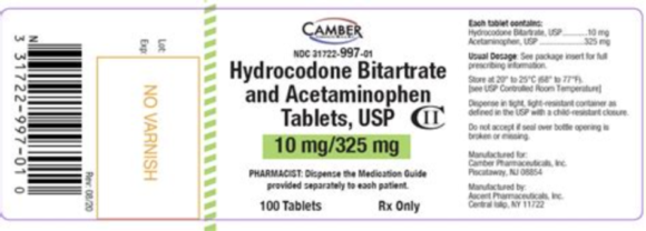 Buy Hydrocodone 10/325mg